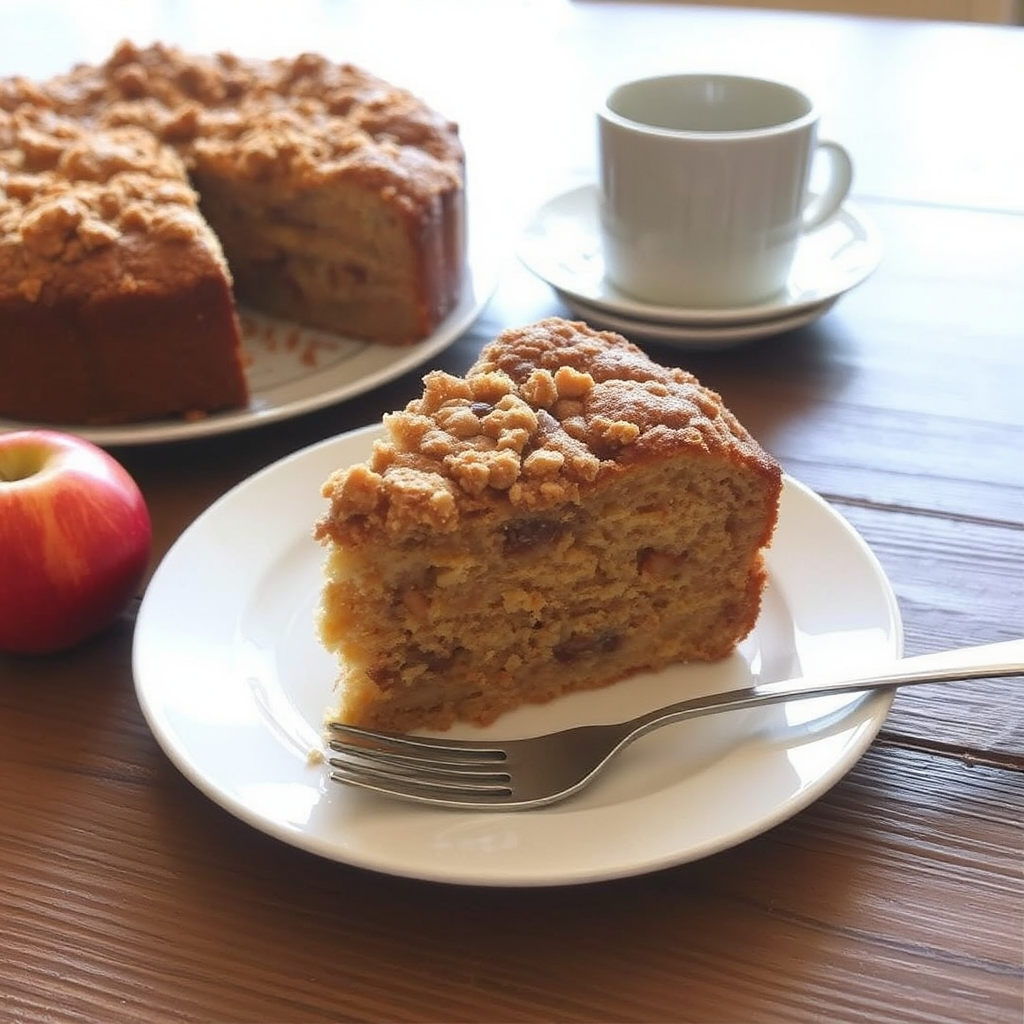 Apple Cinnamon Crumble Cake