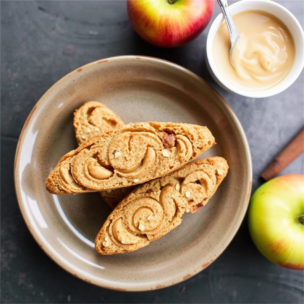 Apple Cinnamon Swirl Biscotti