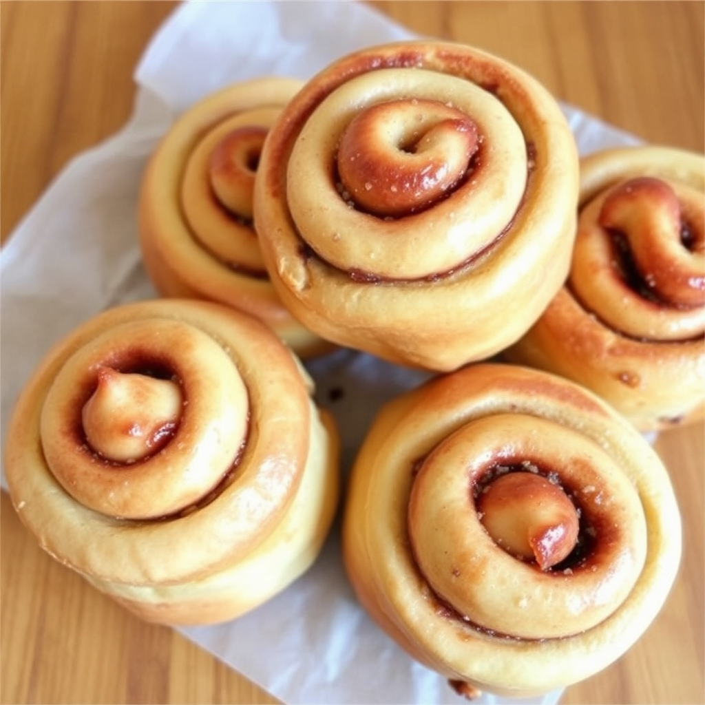 Apple and Cinnamon Swirl Buns