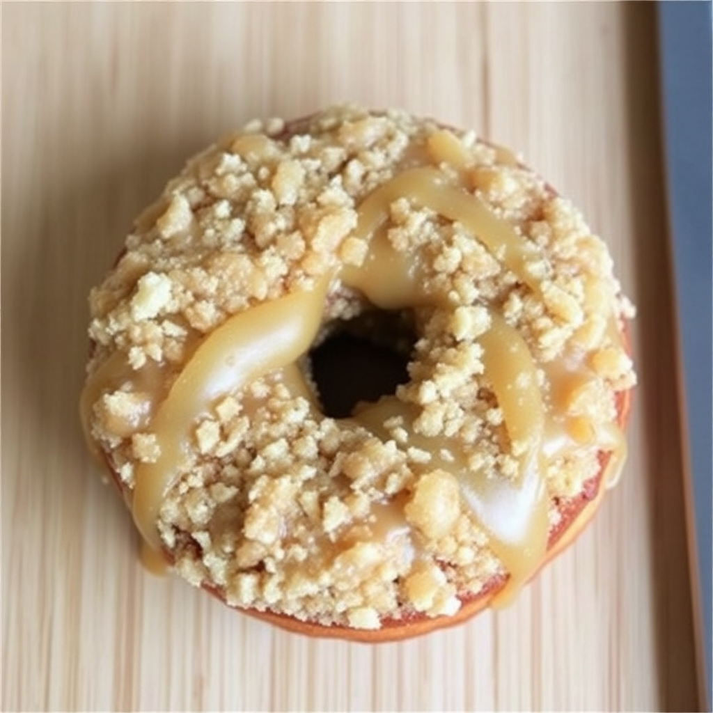 Caramel Apple Doughnut Crumble