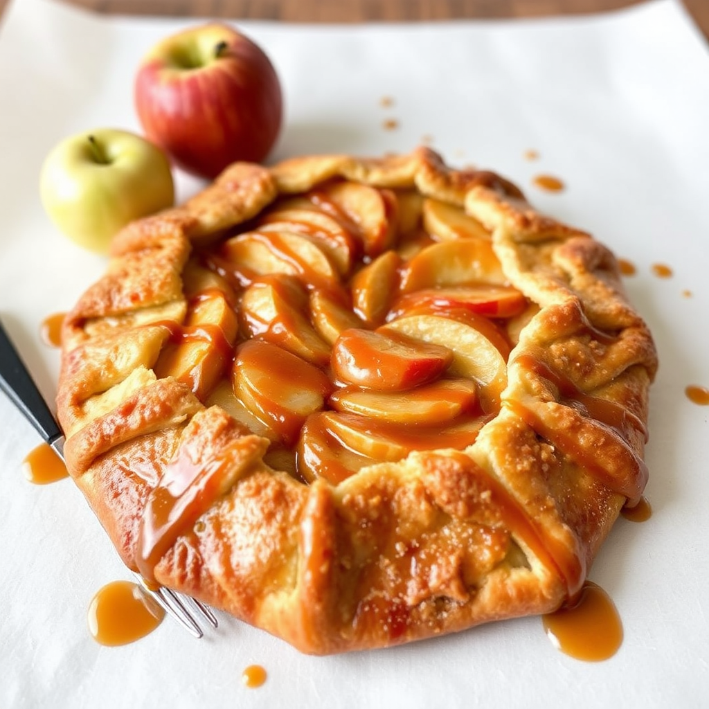 Caramel Apple Galette