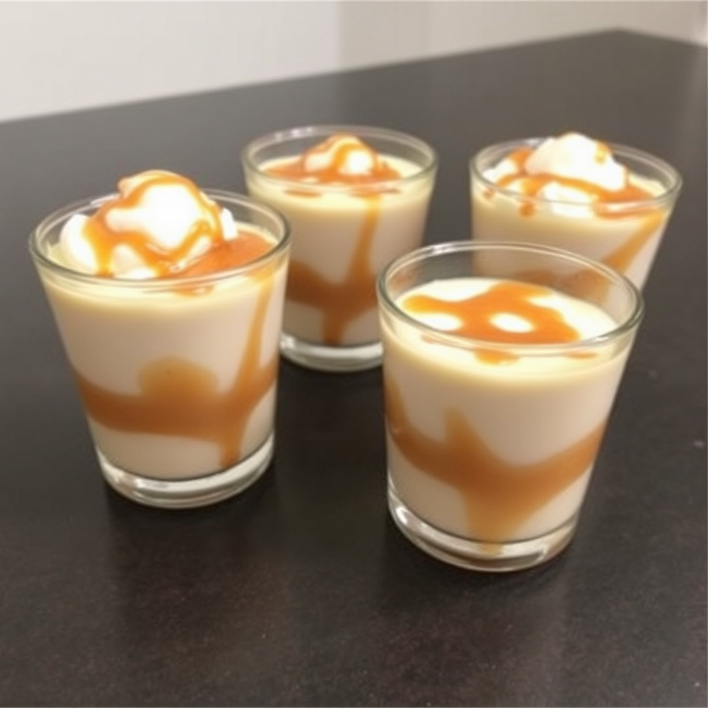 Caramel Apple Panna Cotta