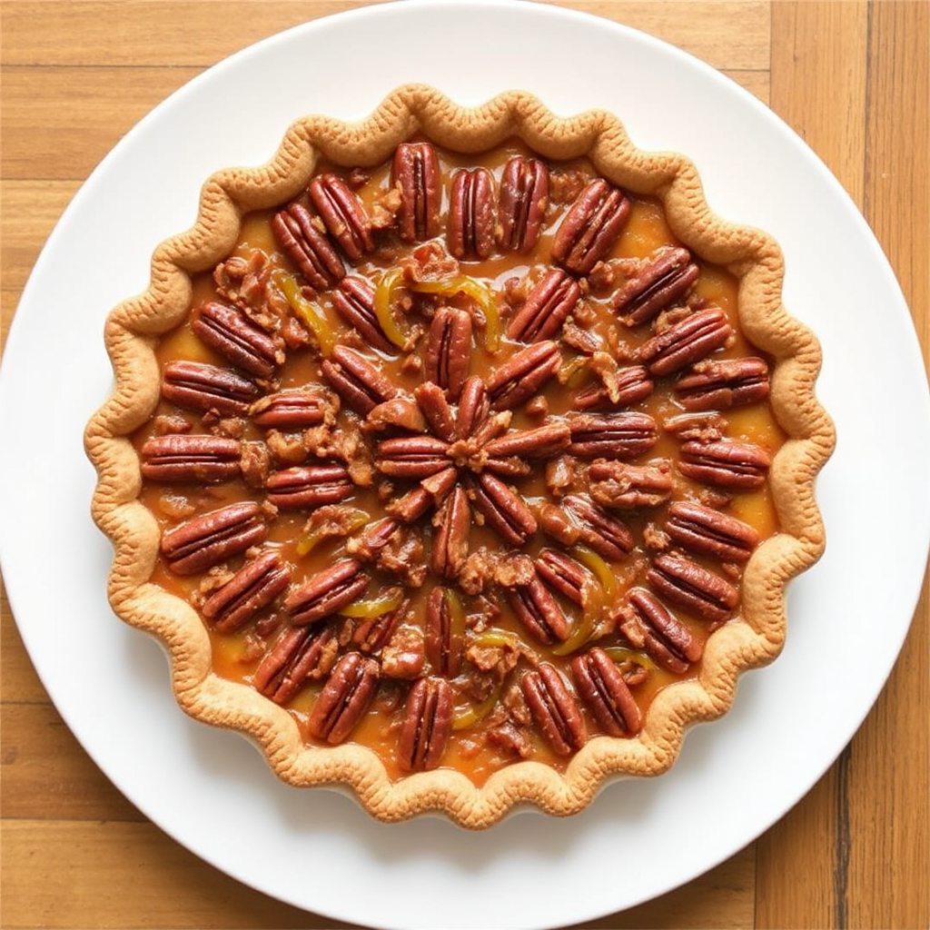 Caramel Apple Pecan Pie