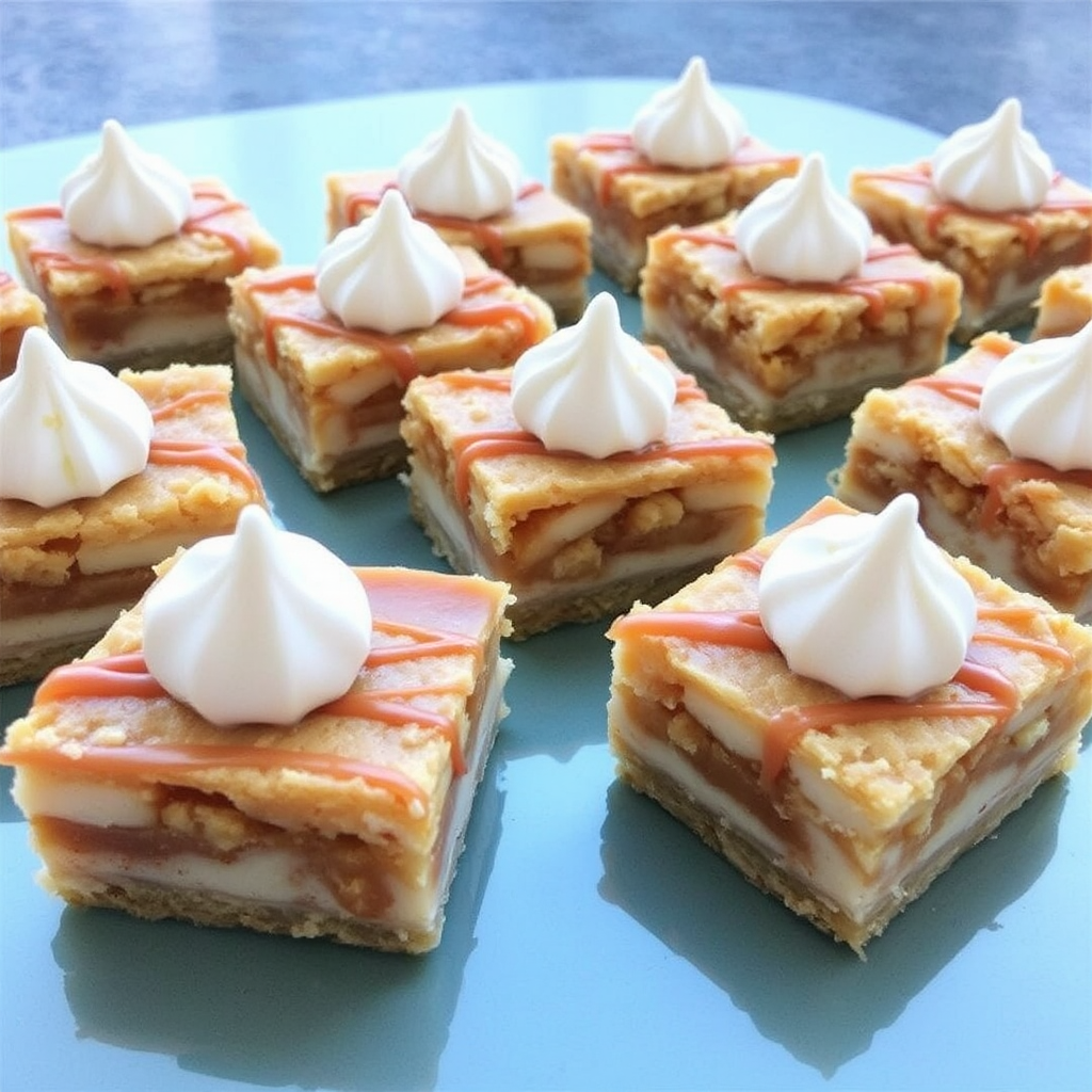 Caramel Apple Pie à la Mode Bars