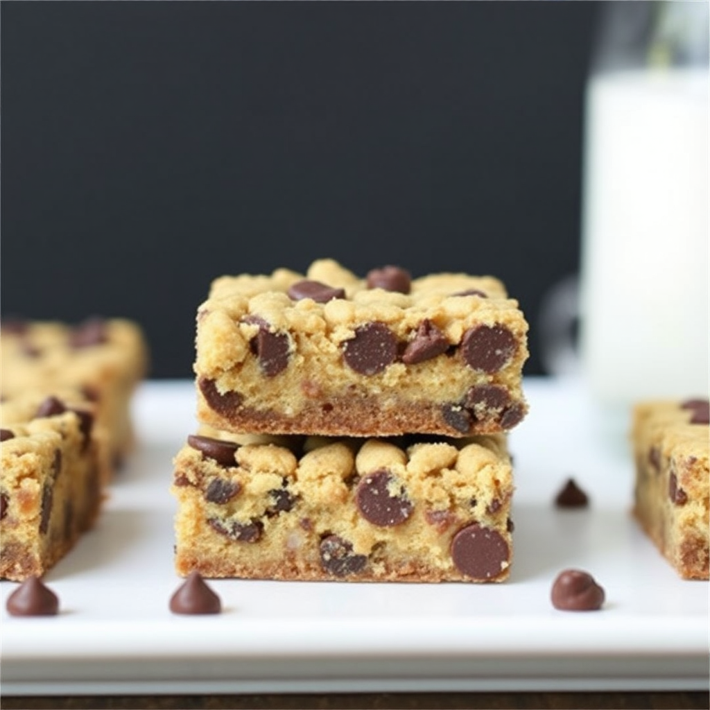 Chocolate Chip Cookie Crumble Bars