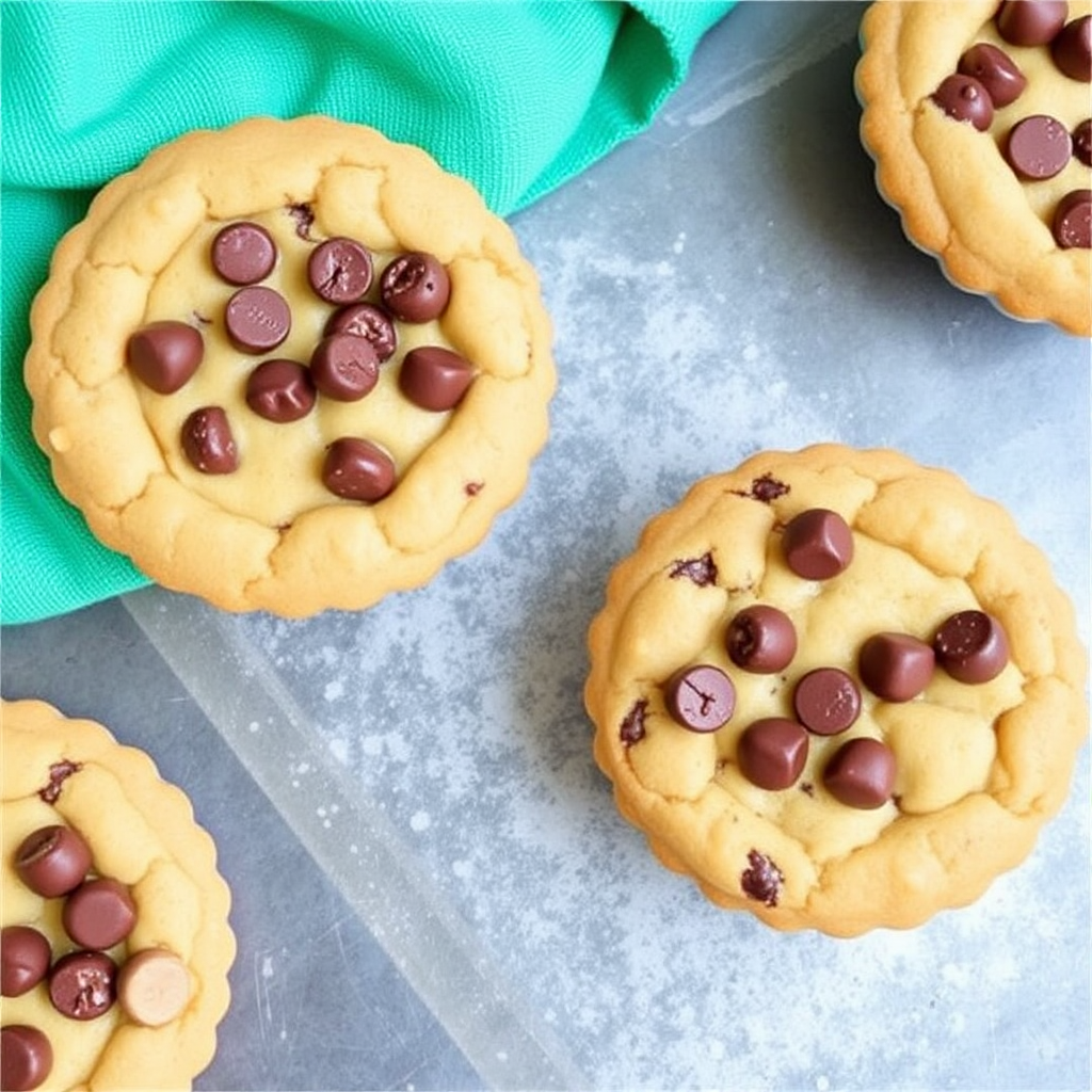 Chocolate Chip Cookie Tartlets