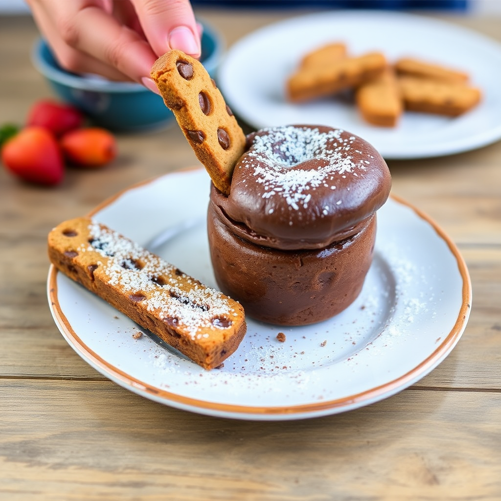 Chocolate Soufflé Biscotti