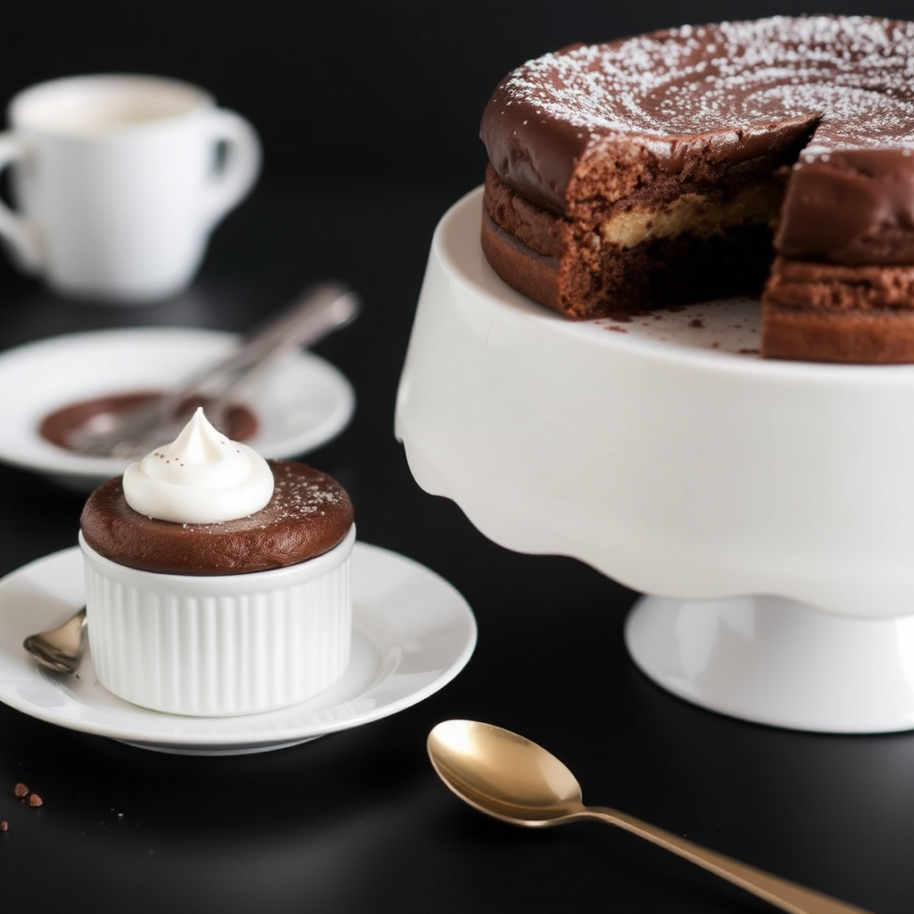 Chocolate Soufflé Cake