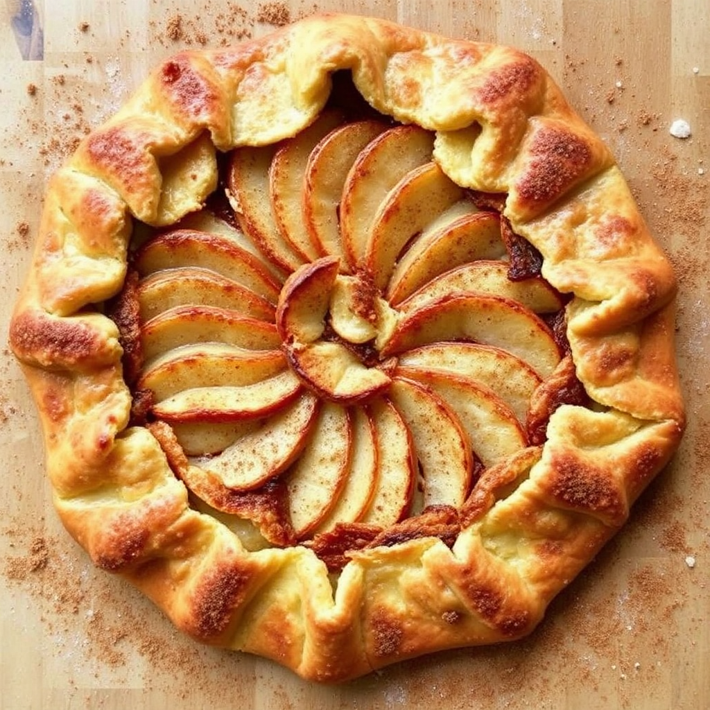 Cinnamon Apple Galette