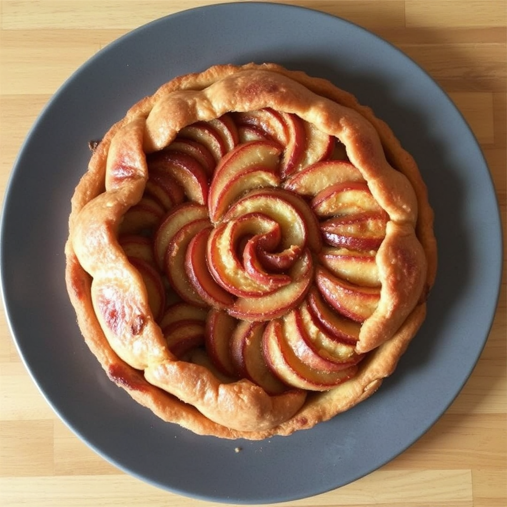 Cinnamon Swirl Apple Tart