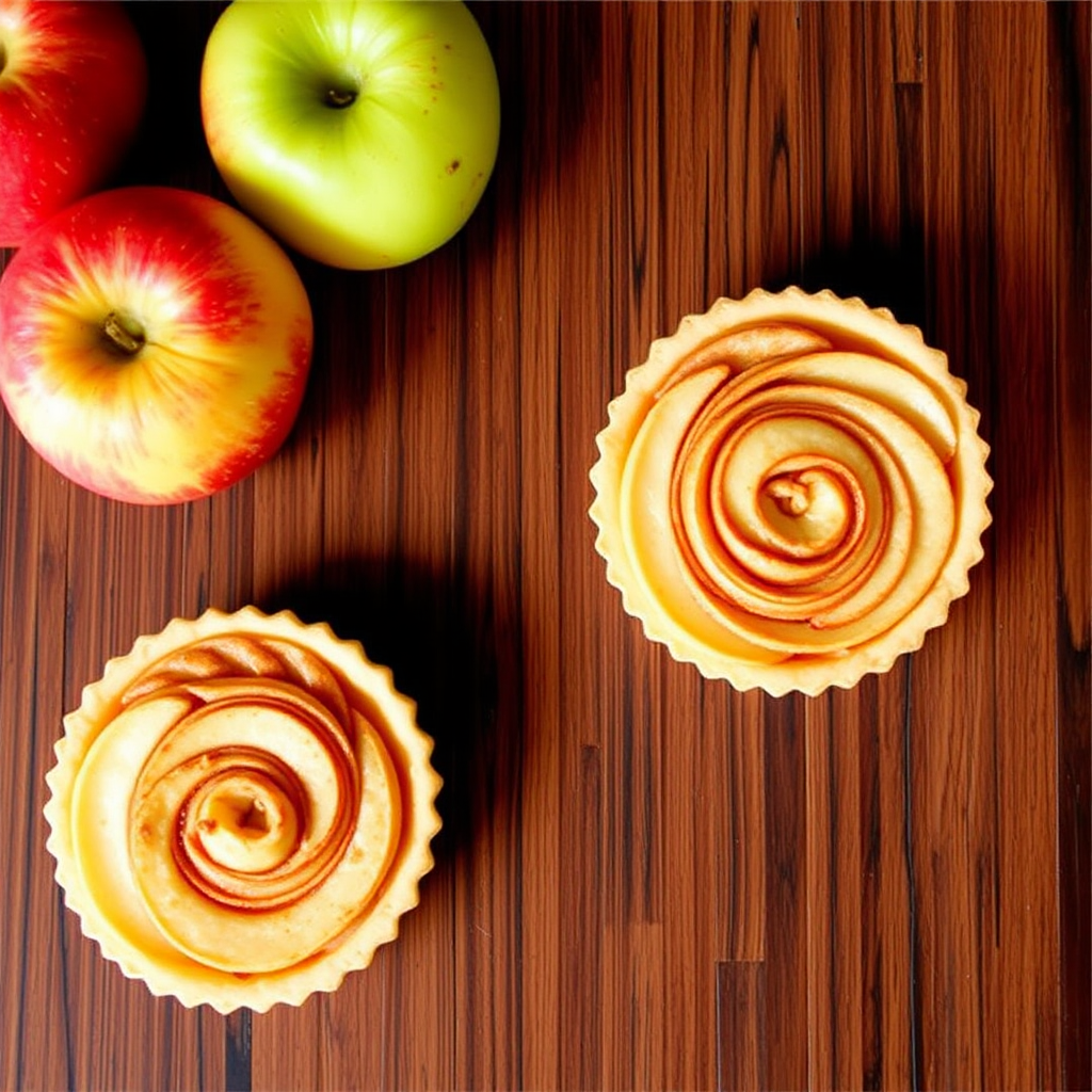 Cinnamon Swirl Apple Tarts