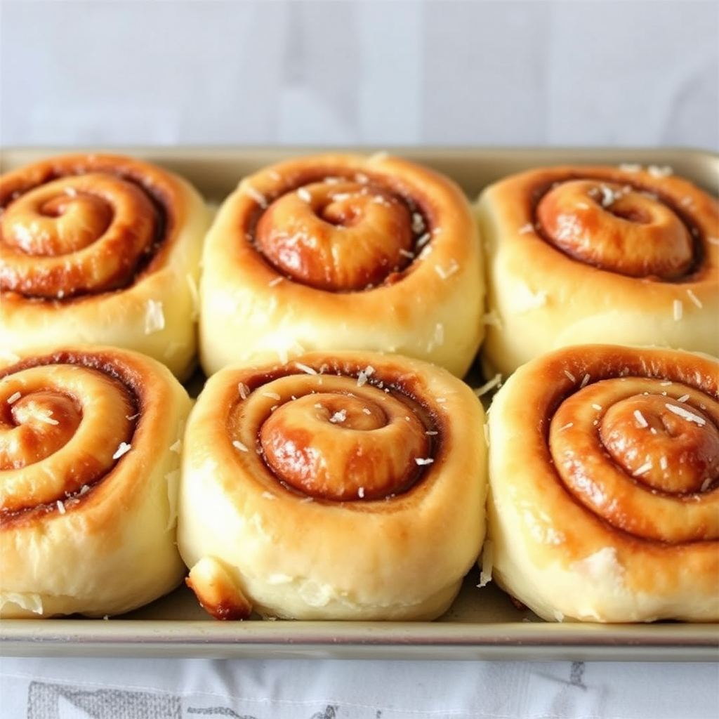 Coconut Cinnamon Swirl Buns