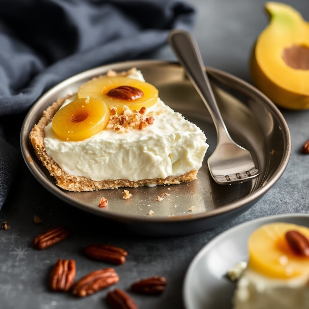 Coconut Cream Pie With Caramelized Pineapple and Pecans