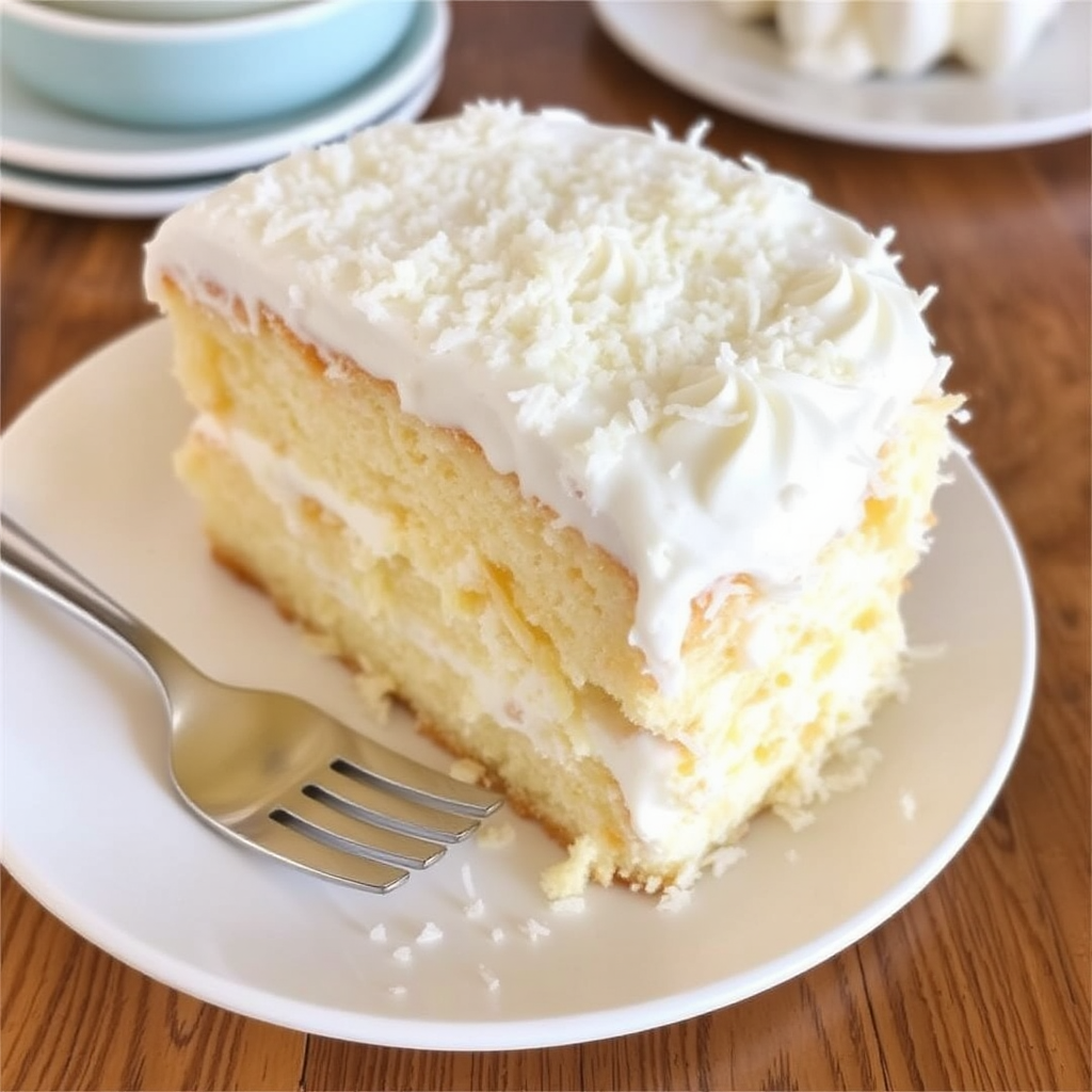 Coconut Cream Tres Leches Cake