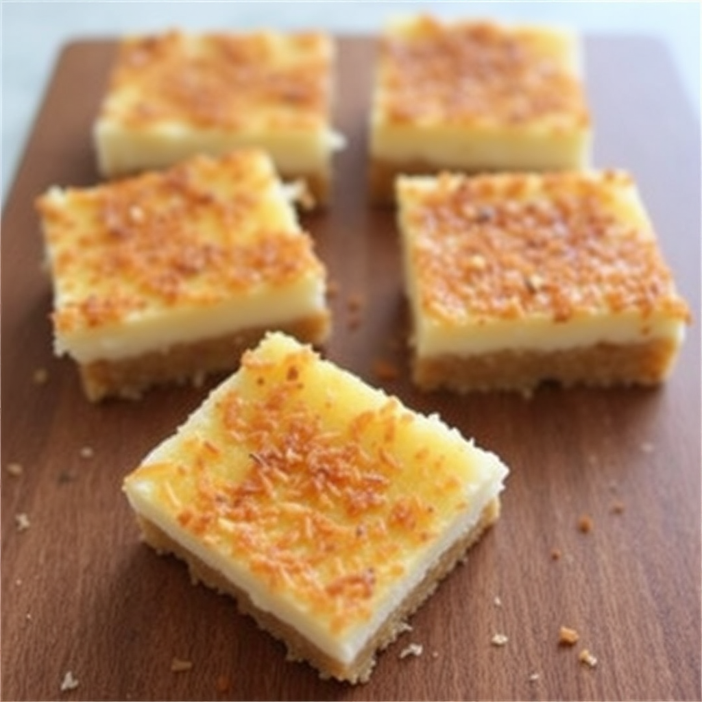 Coconut Creme Brûlée Bars