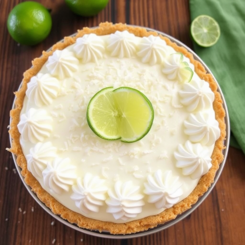 Coconut Key Lime Pie