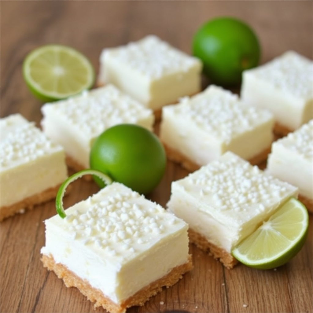 Coconut Lime Cheesecake Bars