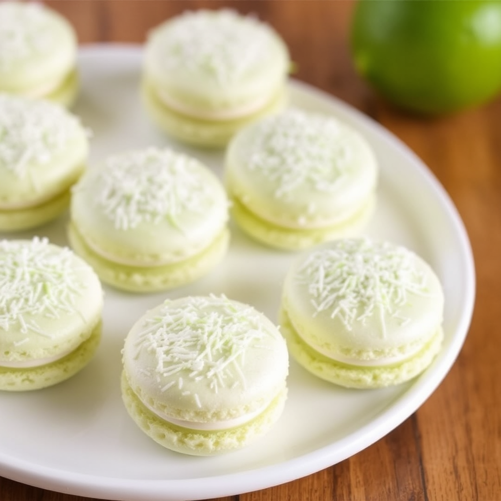 Coconut Lime Macaroons