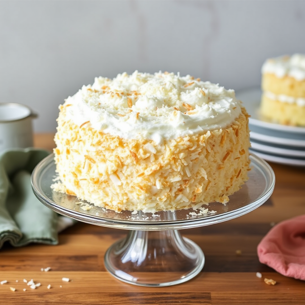 Coconut Macaroon Cake