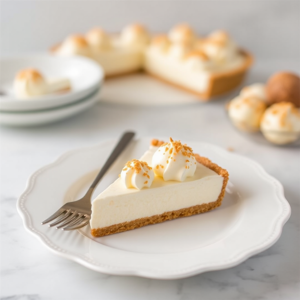 Coconut Macaroon Mousse Tart