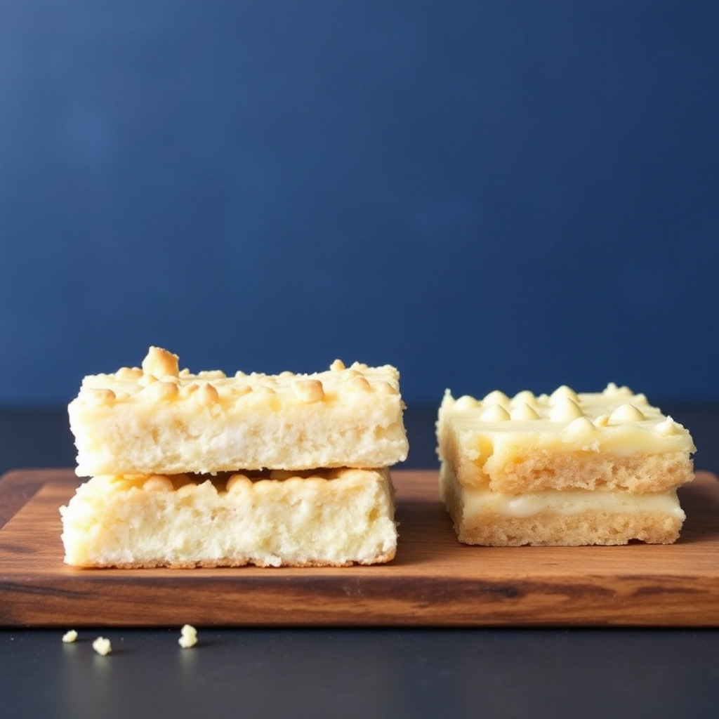 Coconut Macaroon and White Chocolate Blondies