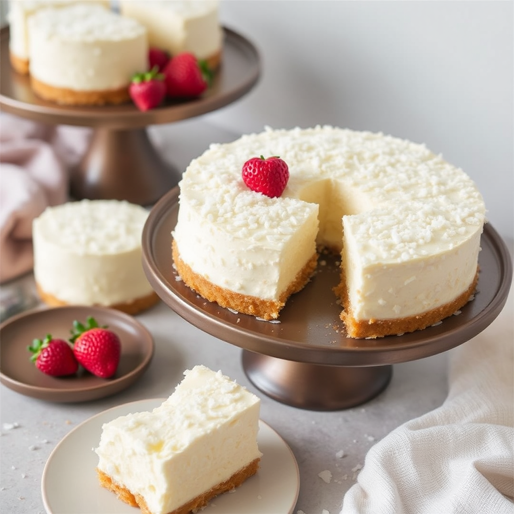 Coconut Mousse Cakes