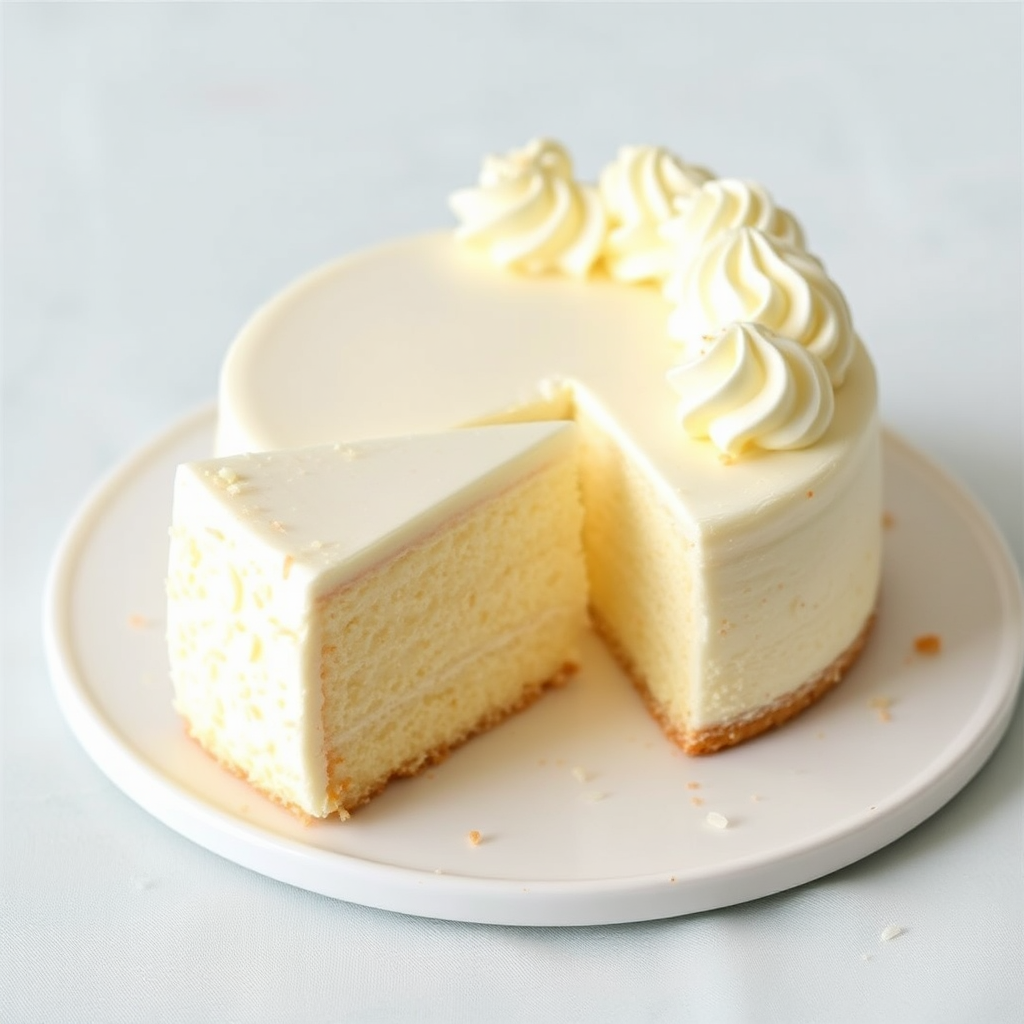 Coconut Panna Cotta Cake