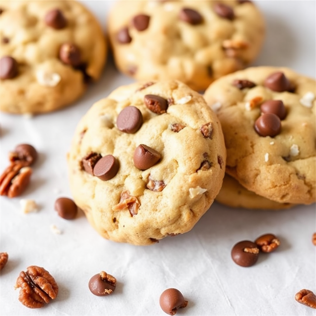 Coconut Pecan Chocolate Chip Cookies