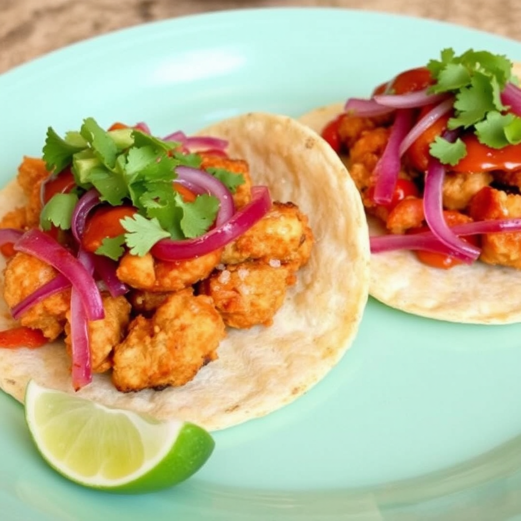 Dragon's Breath Chicken Tacos