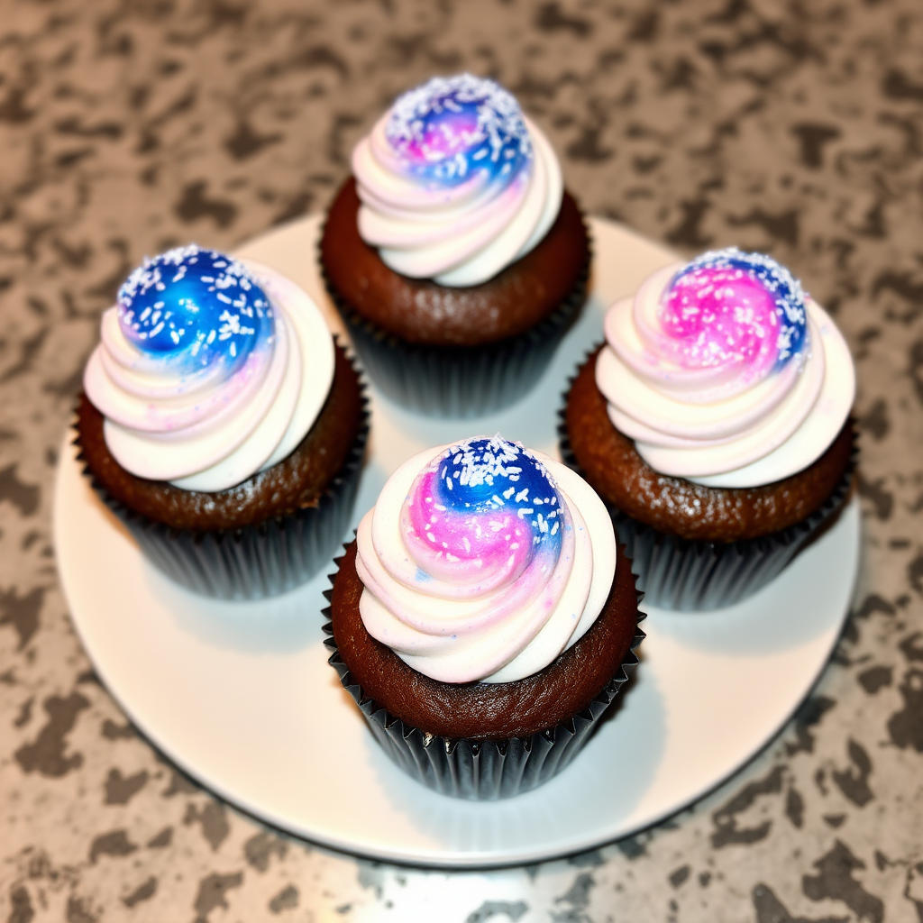 Galaxy Cupcakes