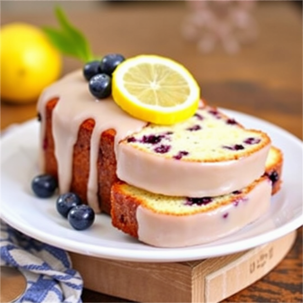 Lemon Blueberry Pound Cake