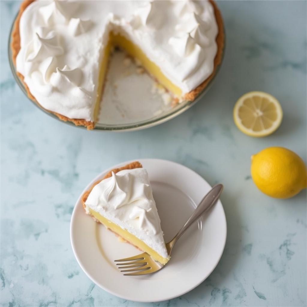 Lemon Ginger Meringue Pie