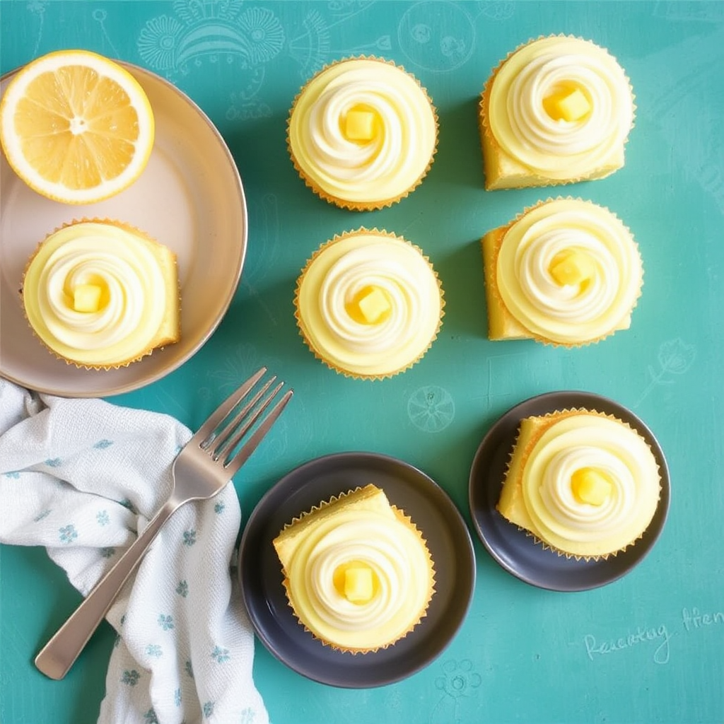 Lemon Ginger Mousse Cakes