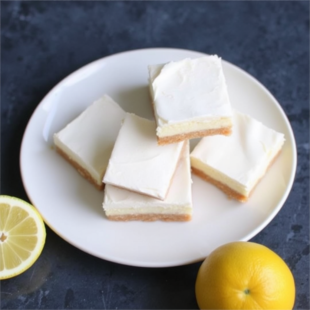 Lemon Ricotta Cheesecake Bars