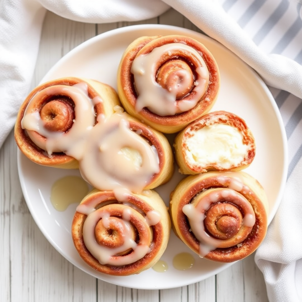 Lemon Ricotta Stuffed Cinnamon Rolls