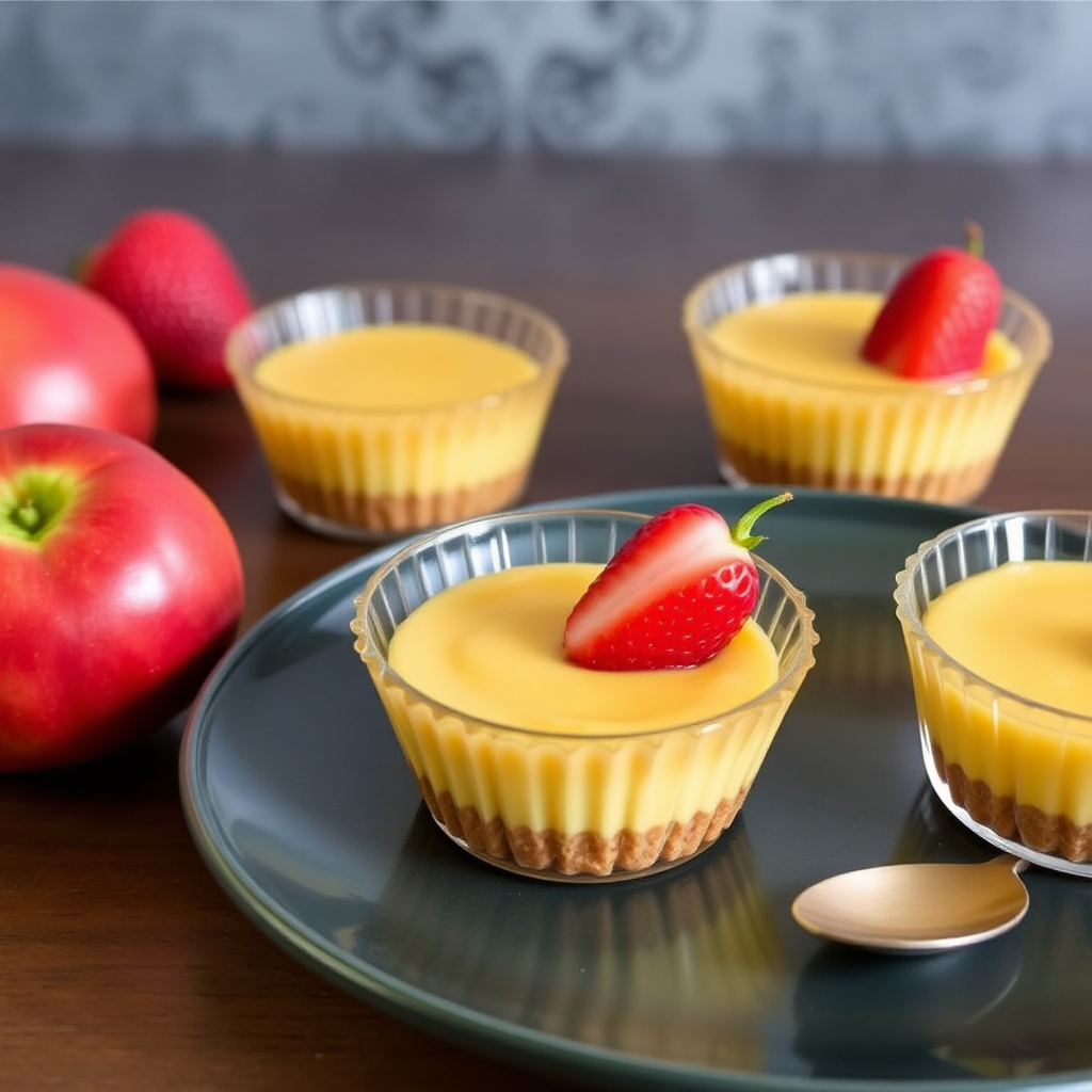 Mango Mousse Tartlets