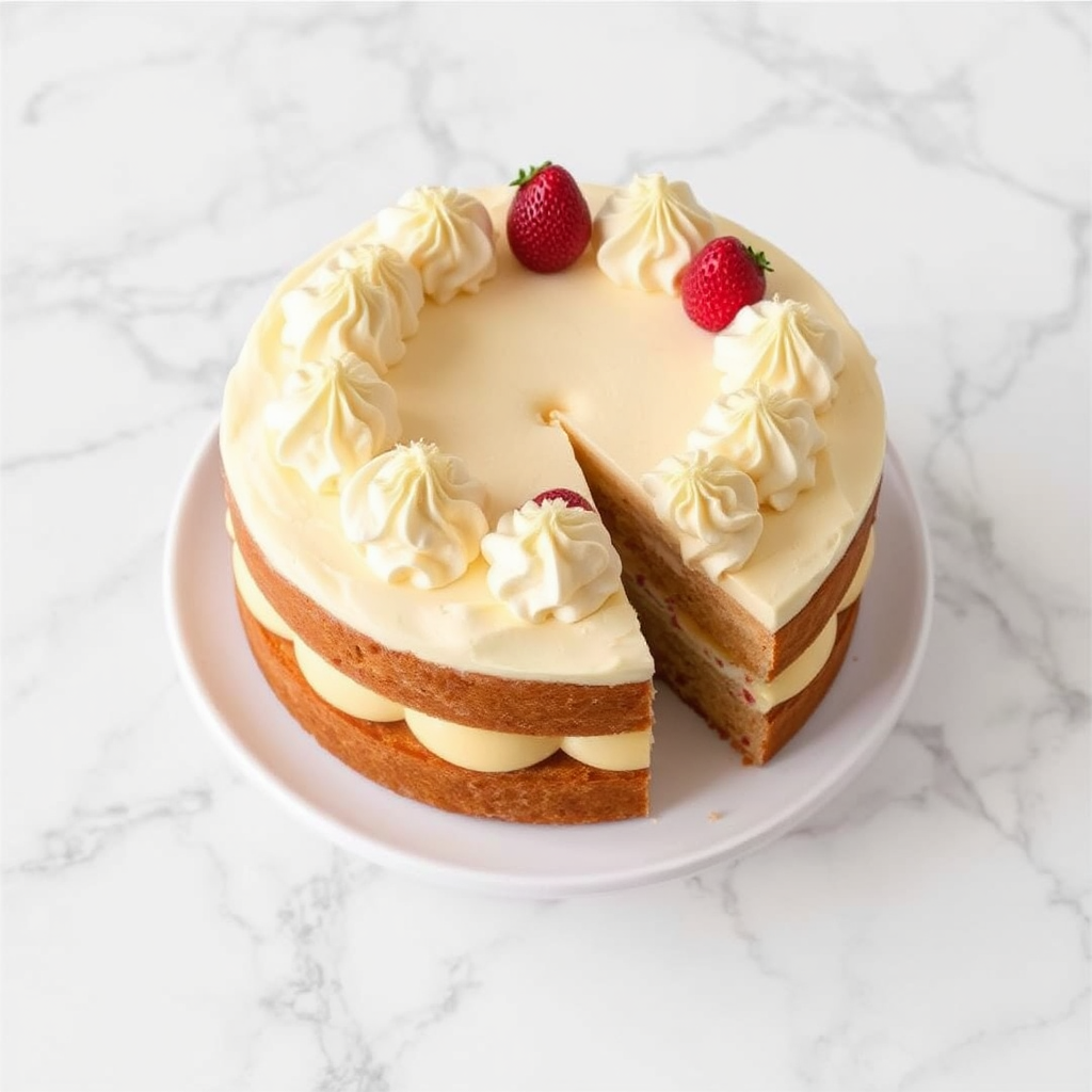 Mango Mousse Tres Leches Cake