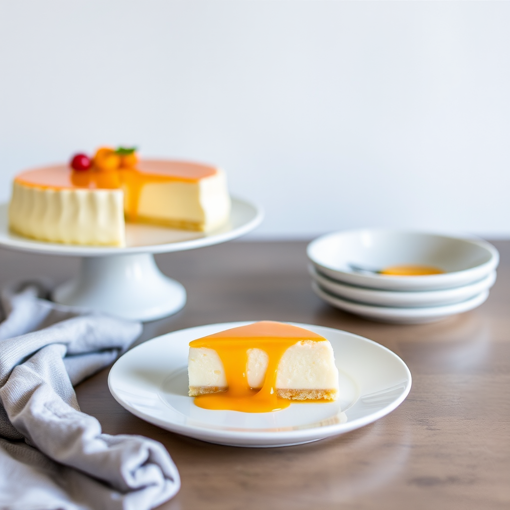 Mango and Coconut Cream Panna Cotta Cake