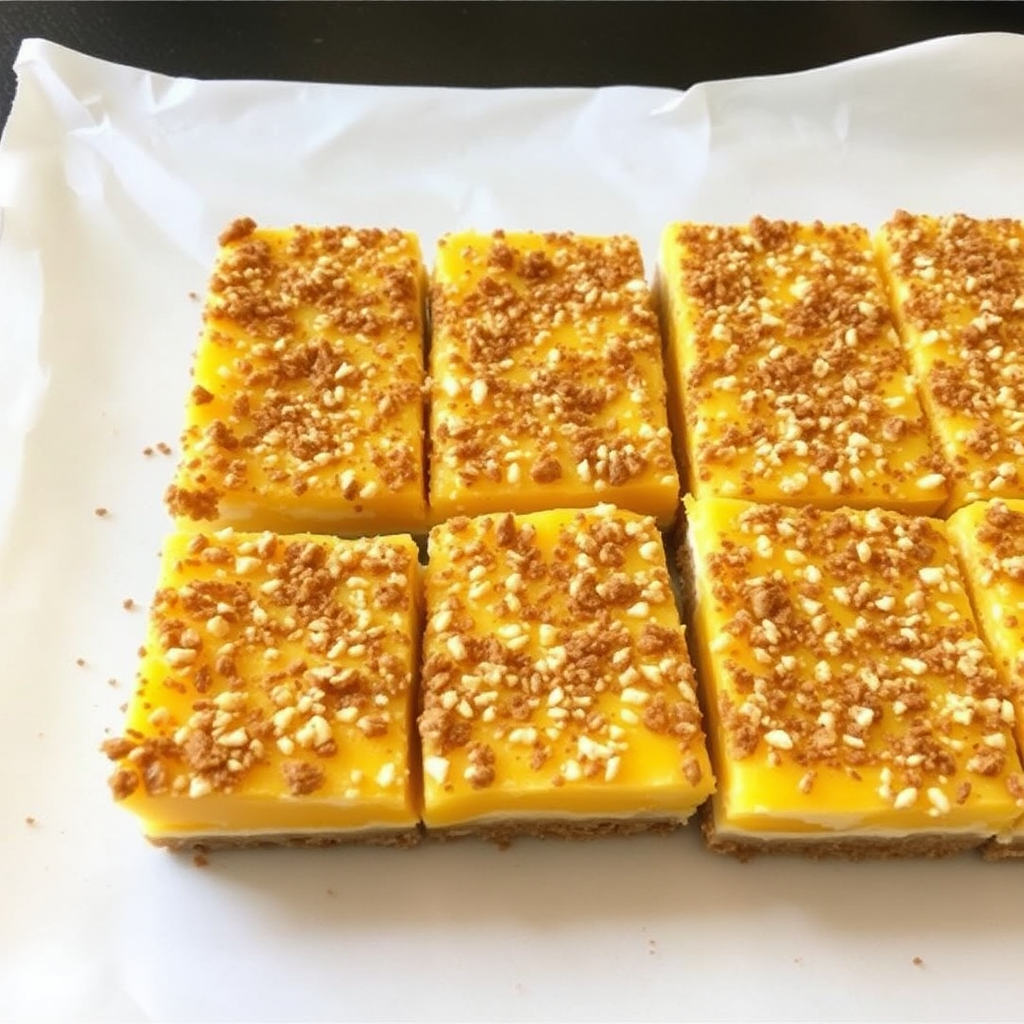 Mango and Coconut Cream Pie Bars