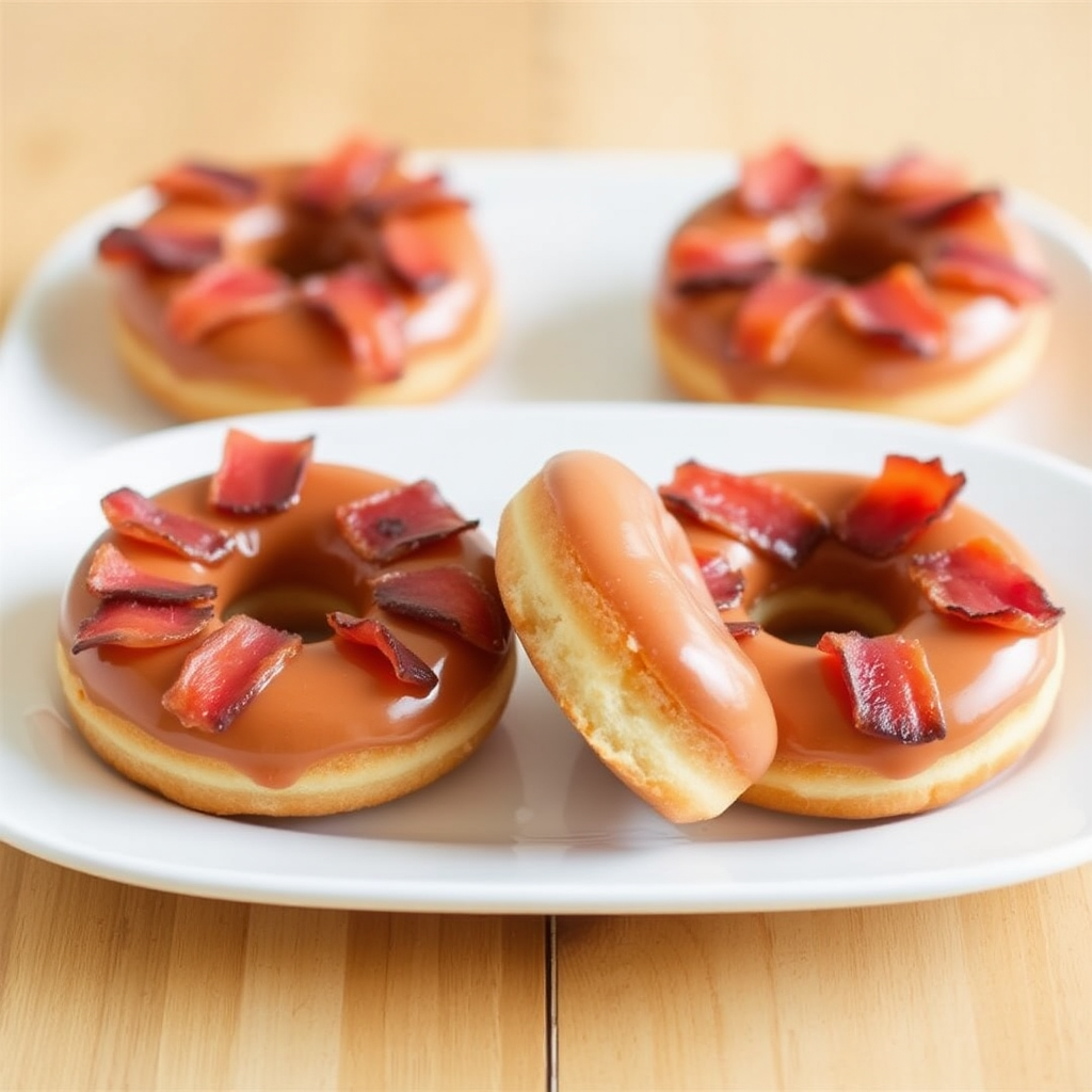 Maple Bacon Donuts