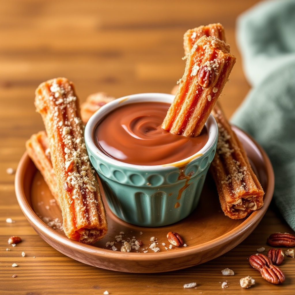 Maple Pecan Churros