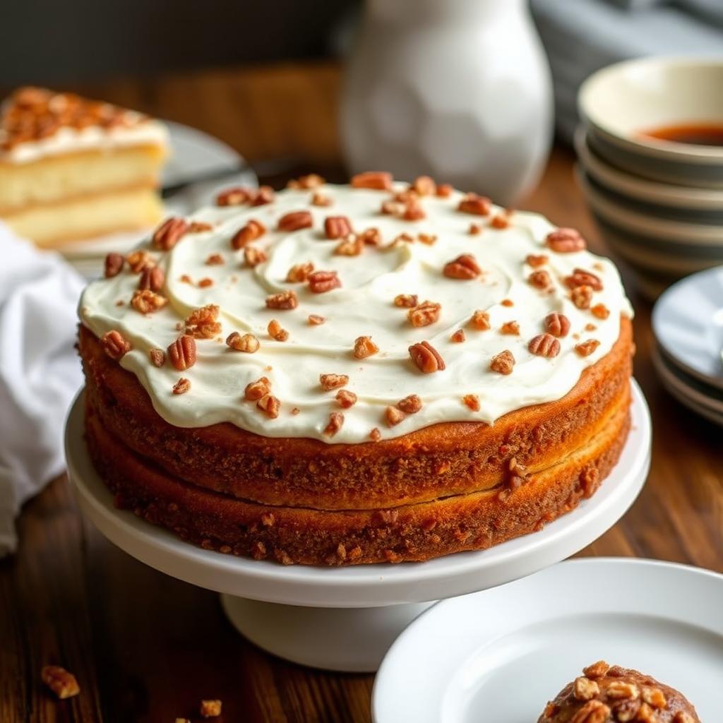 Maple Pecan Tres Leches Cake