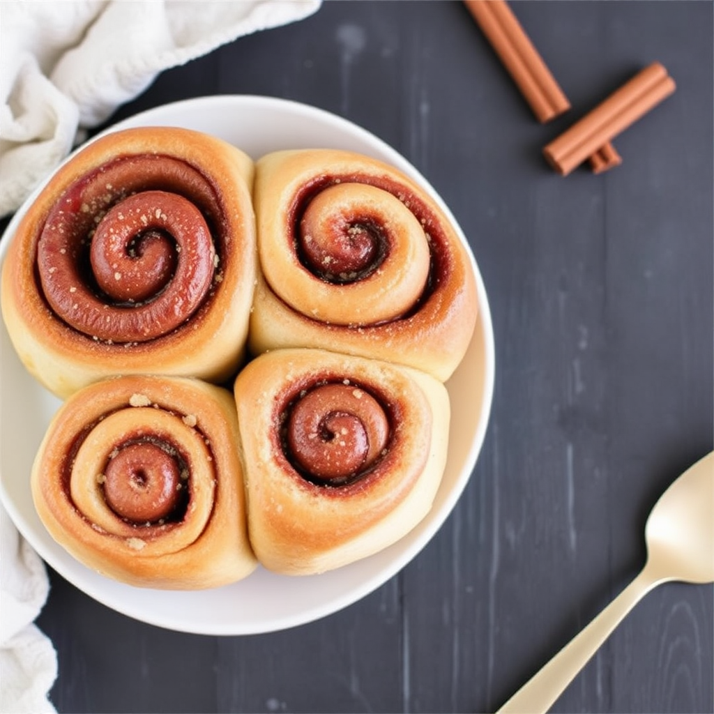 Maple Walnut Cinnamon Rolls