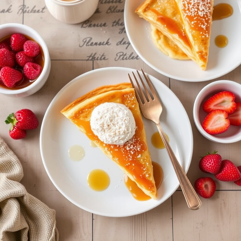 Maple Walnut Crepes Suzette