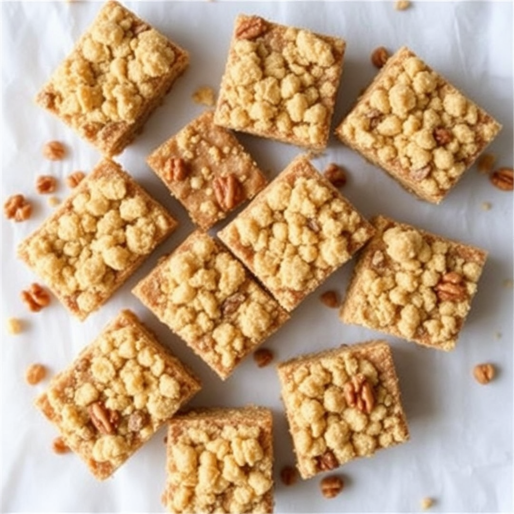 Maple Walnut Crumble Bars