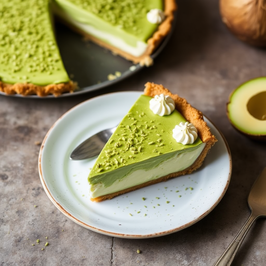 Matcha Coconut Cream Pie