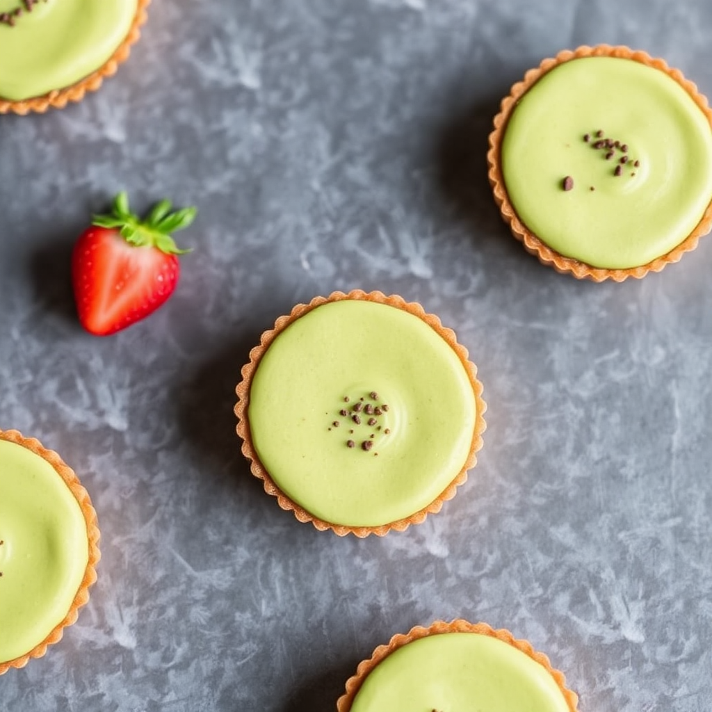 Matcha Mousse Tartlets