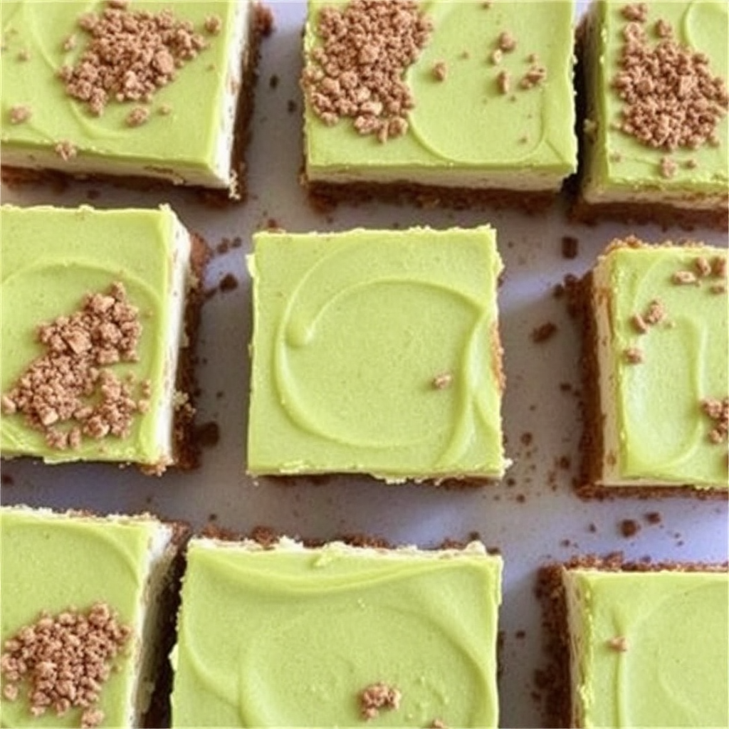 Matcha Tiramisu Cheesecake Bars