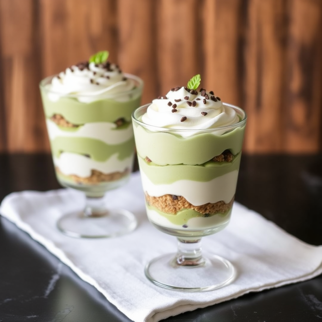 Matcha Tiramisu Trifle