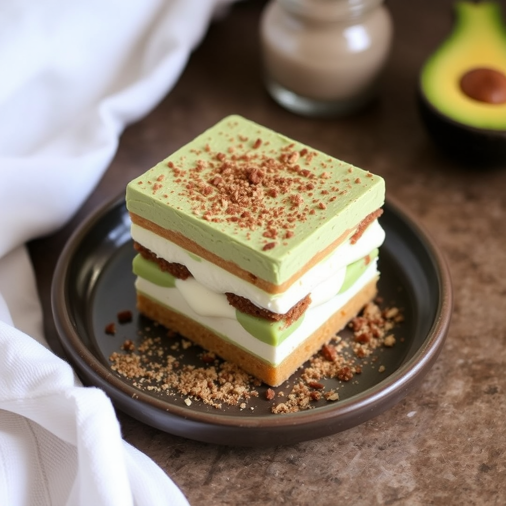 Matcha and White Chocolate Mousse Tiramisu